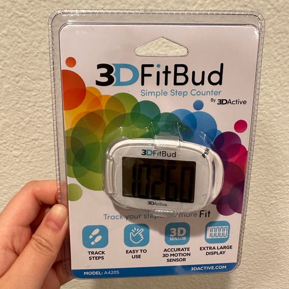 🆕 Amazon: White Pedometer / Simple Step Counter - Picture 1 of 2